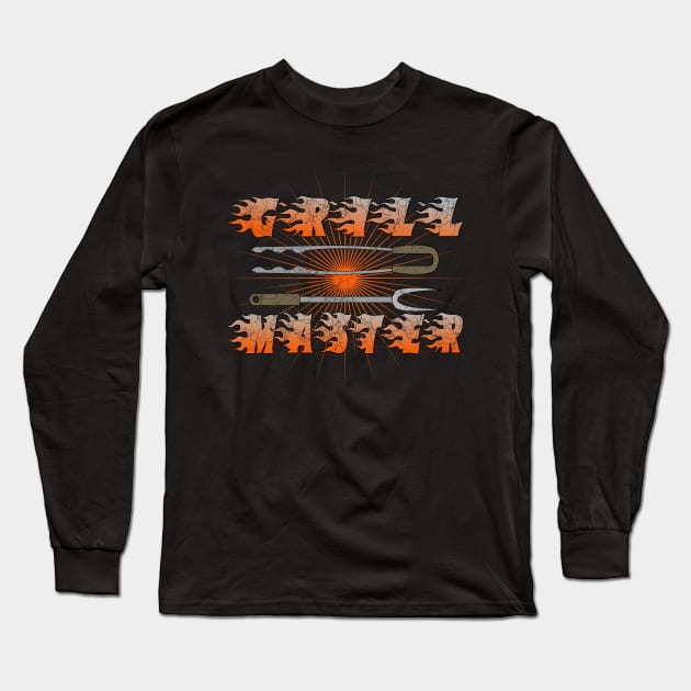 Grill Master Long Sleeve T-Shirt by BC- One- Shop